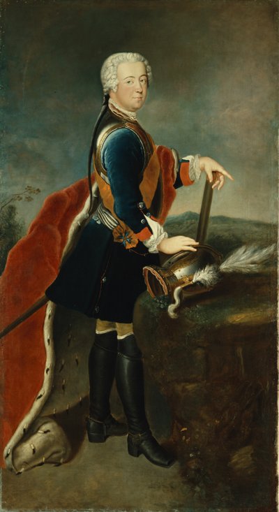 王储弗雷德里克二世，第1736页 作者 Georg Wenzeslaus von Knobelsdorff